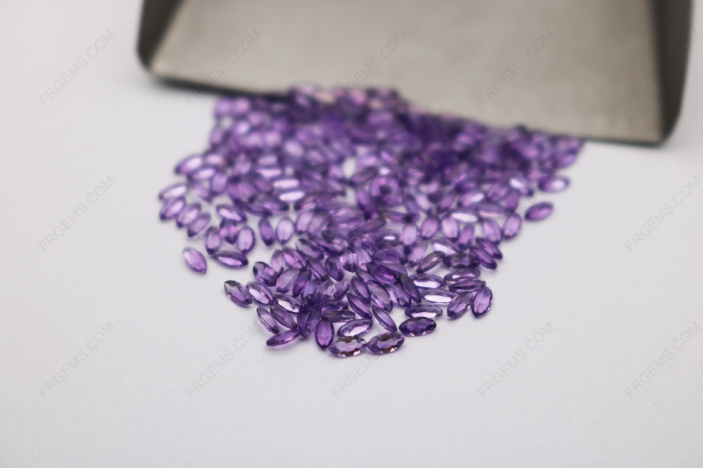 Loose Natural genuine Africa Amethyst Color Marquise Shaped faceted 3x1.5mm Gemstones