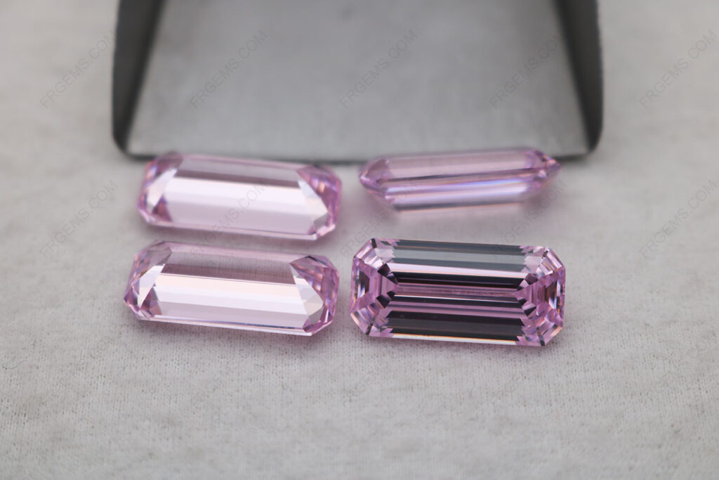 Asscher-Cut-Cubic-Zirconia-Light-Pink-Color-19.5x9mm-gemstones-China