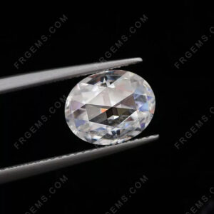 Loose Moissanite D EF color Oval Shape Rose cut gemstone wholesale from China Supplier