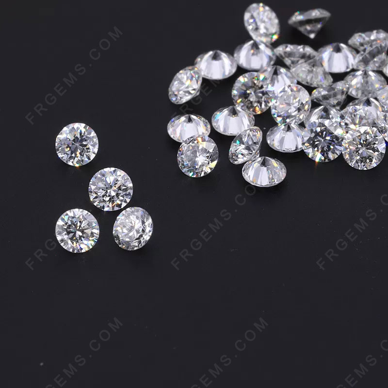 HPHT Lab Grown Diamond DEF Color Synthetic Diamond 4mm Round Brilliant Cut Loose Gemstone Wholesale from China