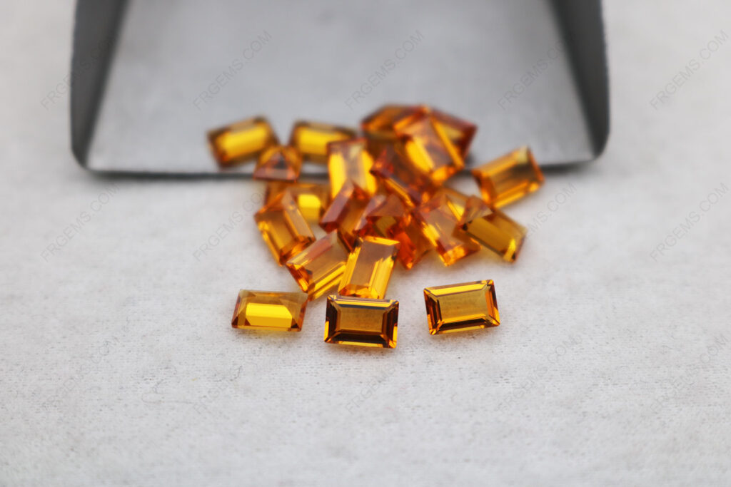 Nano-Citrine-Yellow-Dark-Color-Baguette-Cut-4x6mm-gemstones-wholesale