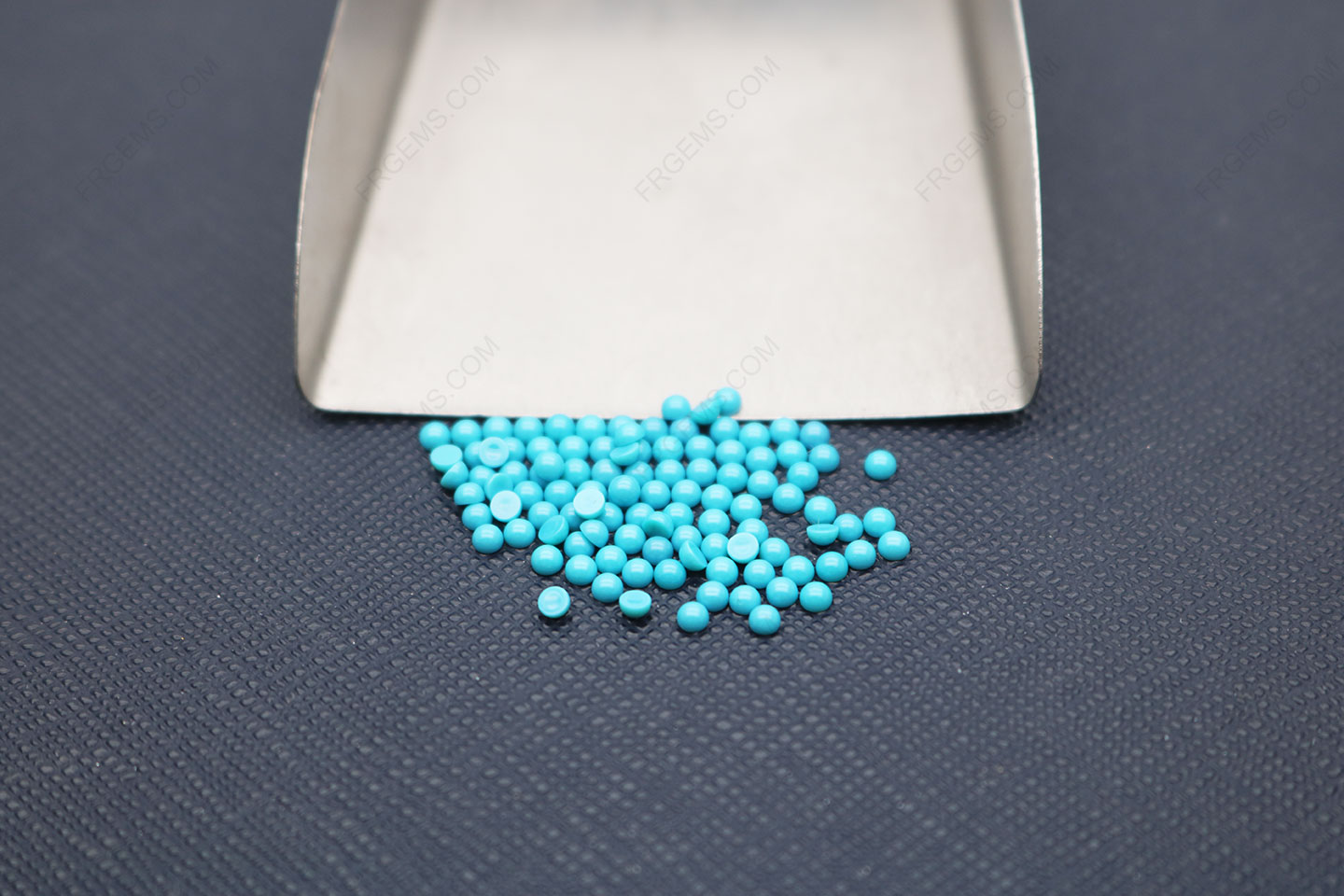 Turquoise Color Nano Crystal Round Shape Cabochon 2mm gemstones wholesale