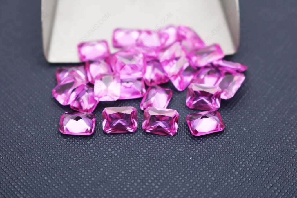 Corundum-Pink-Sapphire-2-Octagon-Shape-Princess-Cut-8x6mm-gemstones-IMG_6258