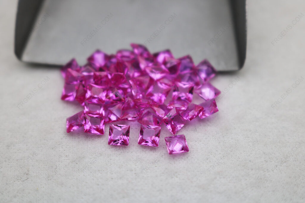 Corundum-Rose-Pink-Sapphire-3-color-Square-Shape-Faceted-Cut-4x4mm-Gemstones-Supplier-IMG_6204