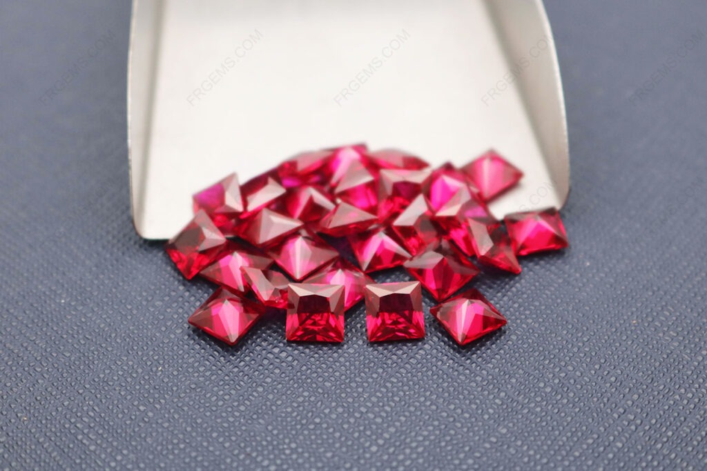 Corundum-Ruby-Red-8-Square-Shape-Princess-Cut-6x6mm-Gemstones-IMG_6241