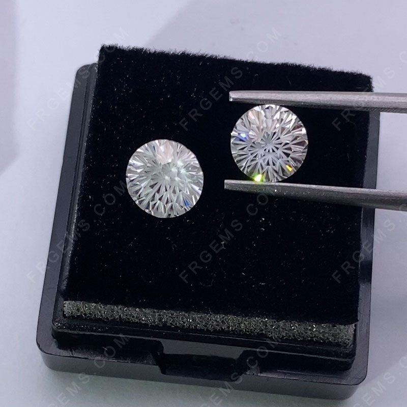 Firework cut Loose Moissanite D White Colorless Color Excellent quality Gemstones wholesale china