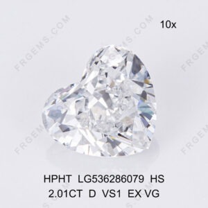D Color Heart Shaped Faceted Lab Grown Diamond Loose Diamonds with IGI Certificate wholesale from China