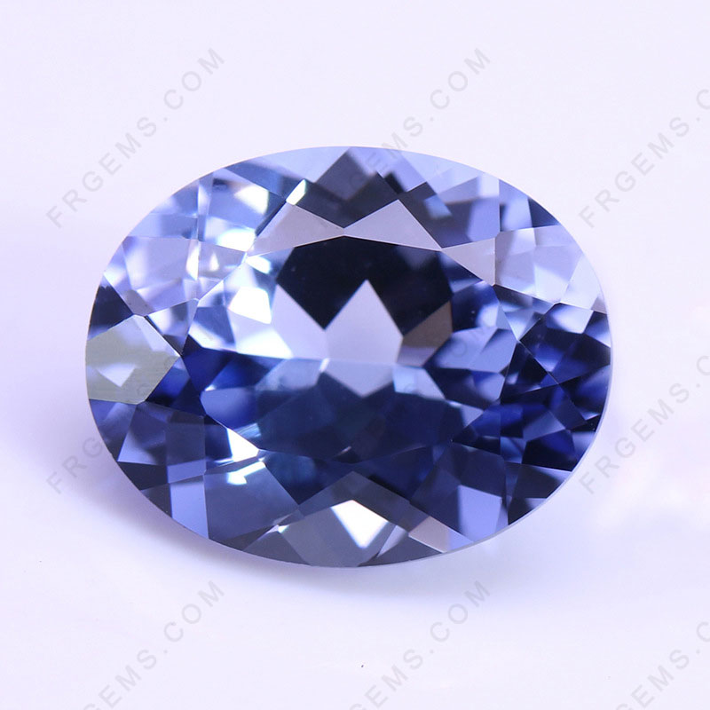 Lab Grown Pulled Czochralski Cornflower Blue Sapphire Gemstone ...