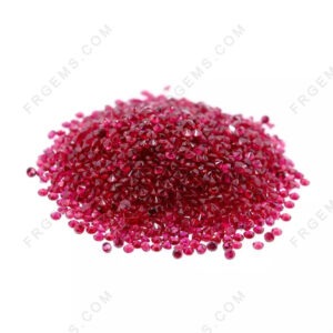 Loose Natural genuine Ruby Small Melee Round faceted 0.8-3.00mm Gemstones wholesale from China Supplier