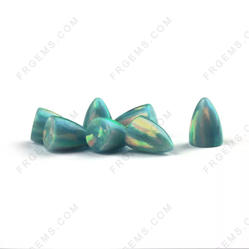 Bullet Shaped Synthetic Opal Lab Created Opal wholesale from china Suppliers and manufacturer
