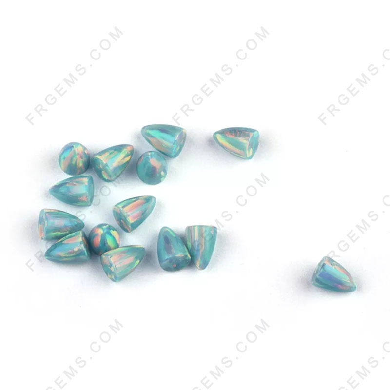 Bullet Shaped Synthetic Opal Lab Created Opal wholesale from china Suppliers and manufacturer