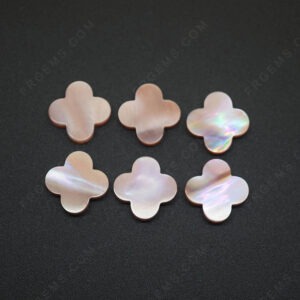 Wholesale-Pink-color-Mother-of-pearl-Clover-Loose-Stones-China