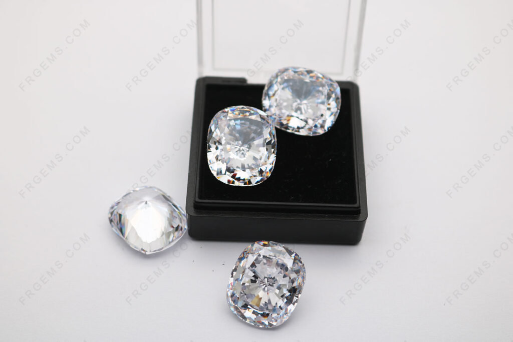 AAAAA-Best-quality-Cubic-Zirconia-White-Color-Elongated-Cushion-shaped-quadrillion-cut-Gemstones-wholesale