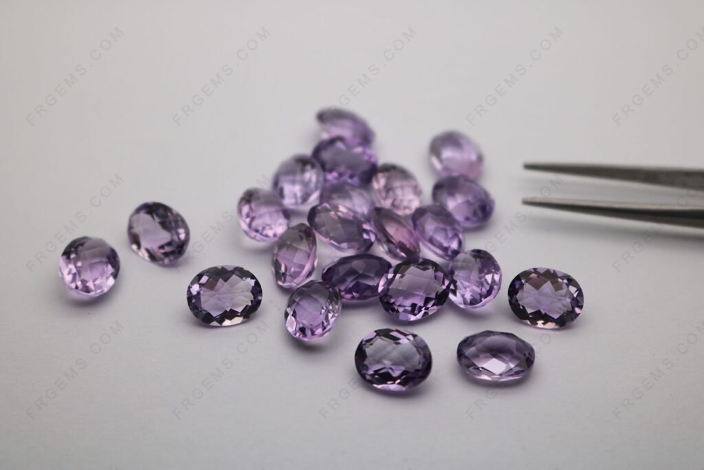 Natural-Rose-de-france-amethyst-Color-Oval-shaped-Checkerboard-10x8mm-gemstones-Supplier-IMG_6307