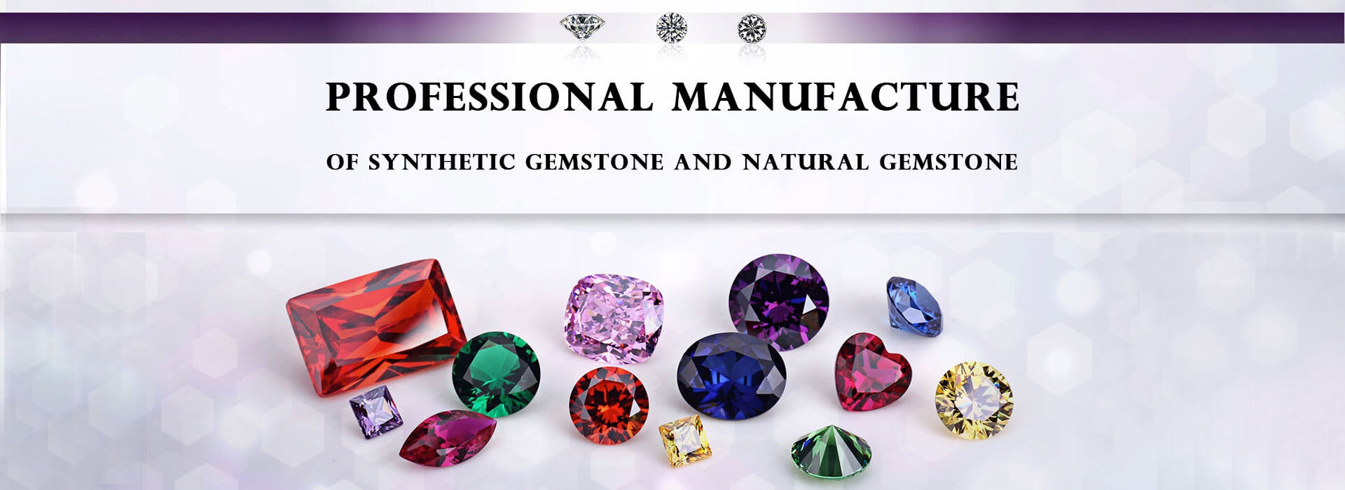Loose cubic zirconia Moissanite synthetic gemstones China supplier