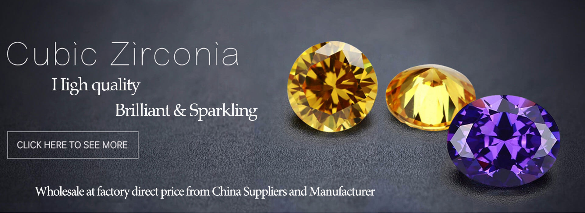 Loose cubic zirconia China manufacturer