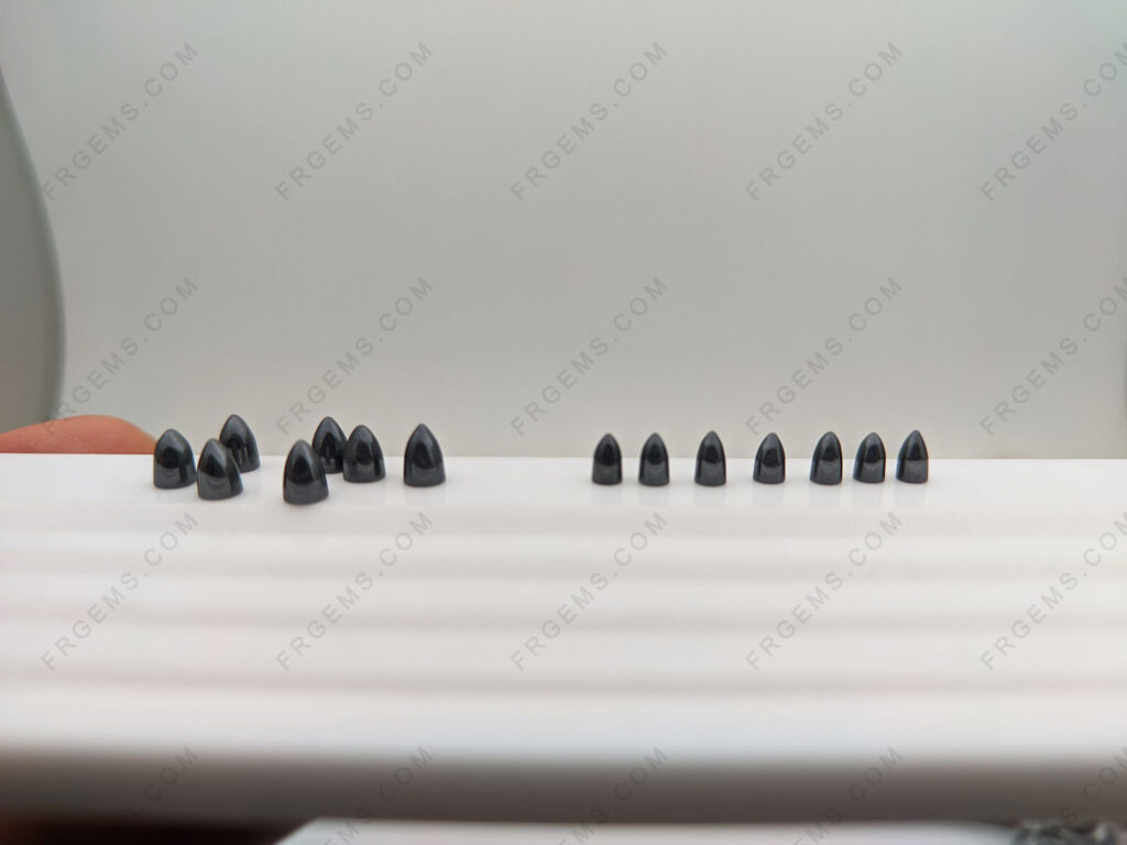 Natural-Hematite-Bullet-Shaped-Cabochon-loose-Gemstones-wholesale