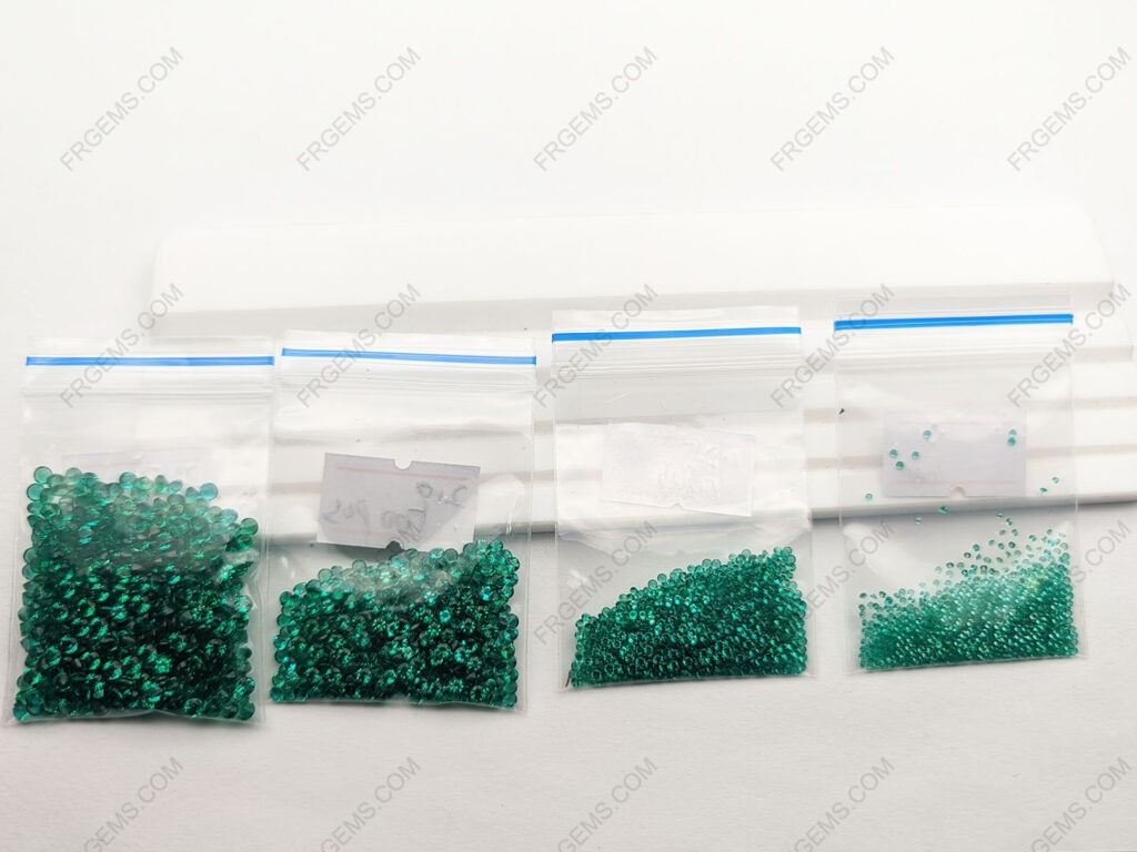 Lab-emerald-green-zambia-green-round-1.00mm-1.25mm-faceted-gemstones-wholsale-China