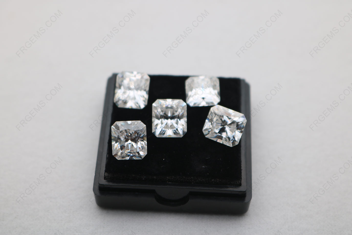 Buy Best quality Loose Moissanite D White Color Radiant cut 10x9mm gemstones from China