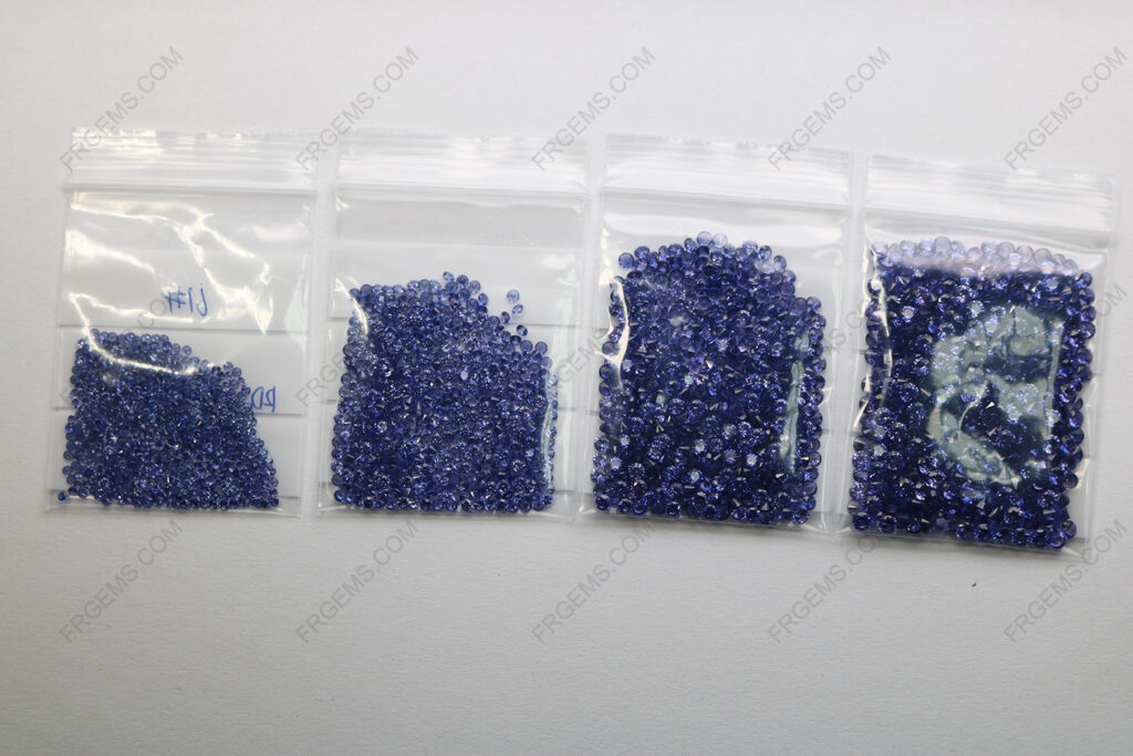 Synthetic-Kunzite-Violet-Purple-Color-Corundum-61#-Round-faceted-gemstones-Supplier-China