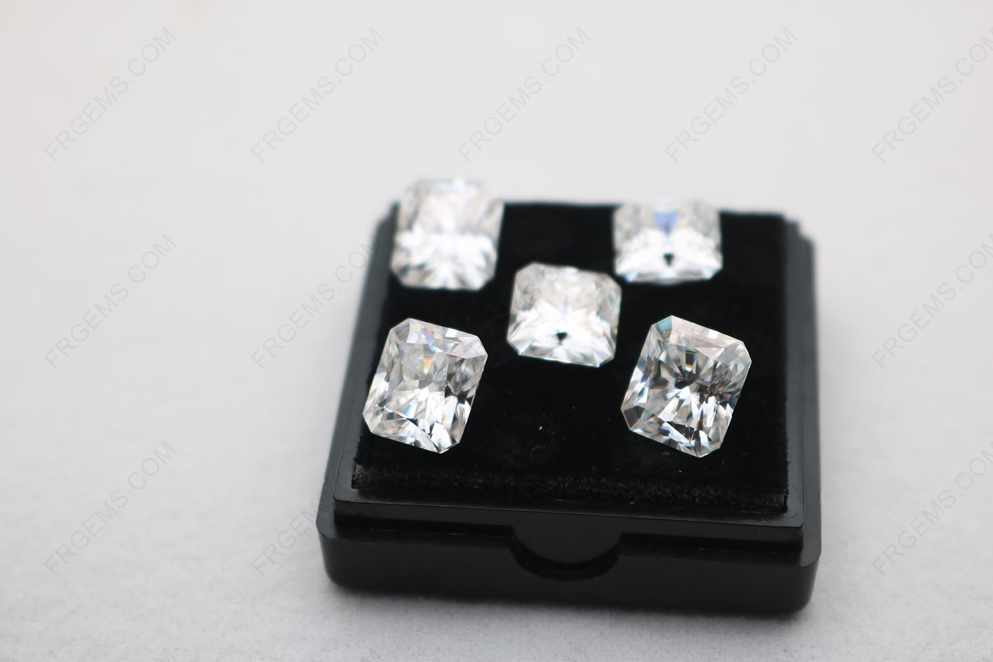 Buy Best quality Loose Moissanite D White Color Radiant cut 10x9mm gemstones from China