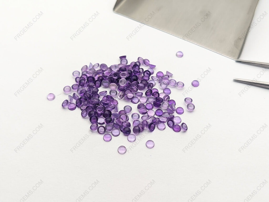Wholesale-loose-Natural-Genuine-Africa-Amethyst-color-Round-cabochon-3.00mm-gemstones-China