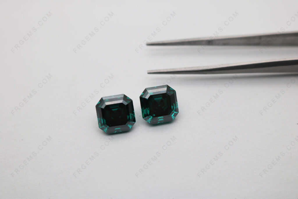 Buy-Loose-Moissanite-Green-color-Asscher-shape-faceted-cut-10x10mm-gemstones-from-China-IMG_6692