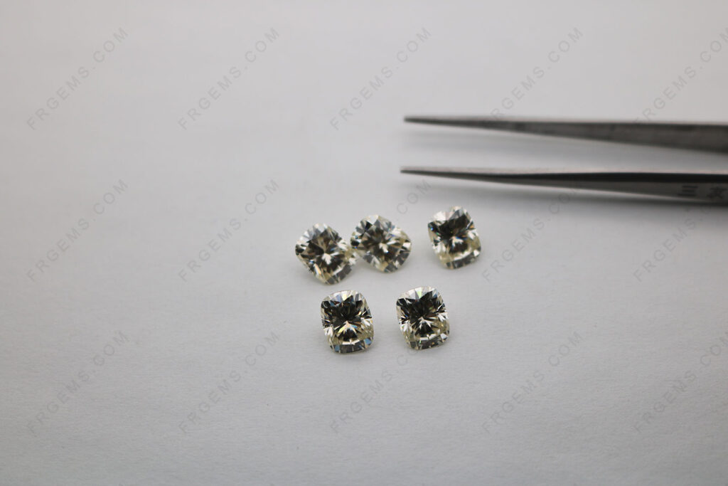 Wholesale-Loose-Moissanite-Yellow-color-Elongated-cushion-faceted-Brilliant-cut-9x7mm-gemstones-IMG_6679