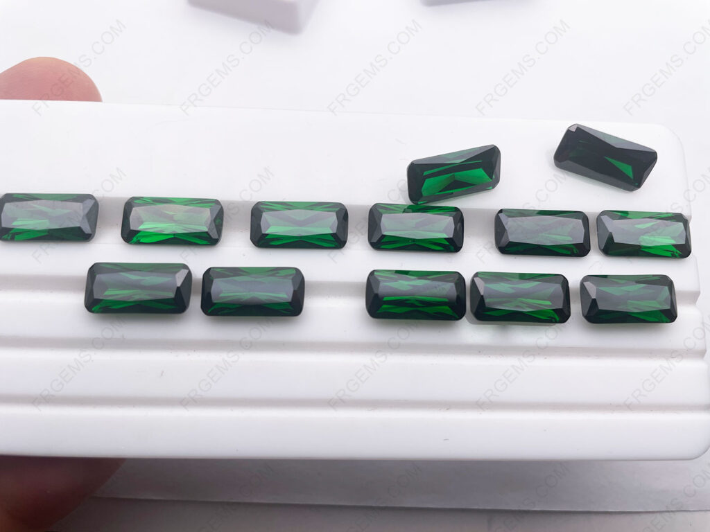 Cubic-Zirconia-Green-Dark-Color-Octagon-Shape-Radiant-Cut-14x7mm-Loose-gemstones-WechatIMG1743