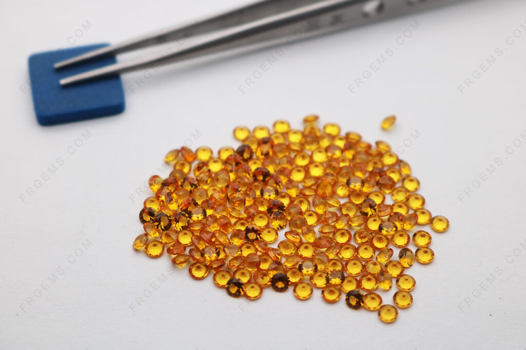 Nano-Crystal-Citrine-Yellow-#172-Dark-color-Round-Shape-Faceted-Cut-3mm-Gemstones-Supplier-IMG_6931