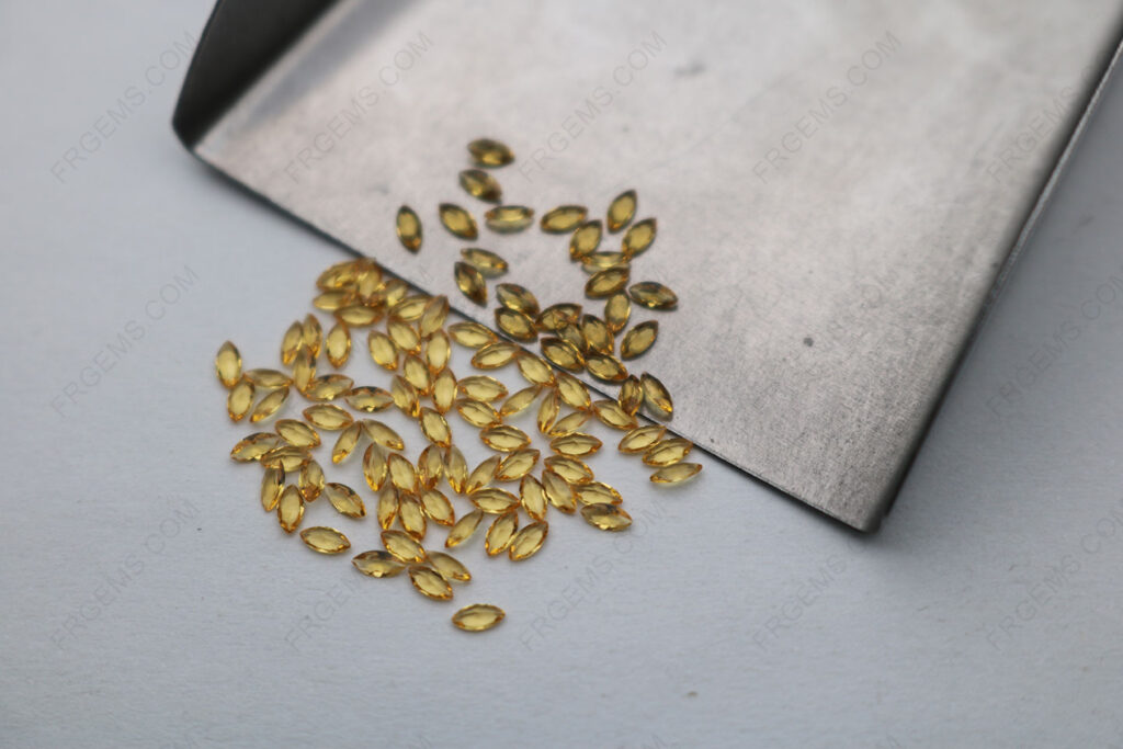 Bulk-wholesale-Nano-Citrine-Yellow-172#-Marquise-Shape-Faceted-Cut-3x1.5mm-gemstones-IMG_7013
