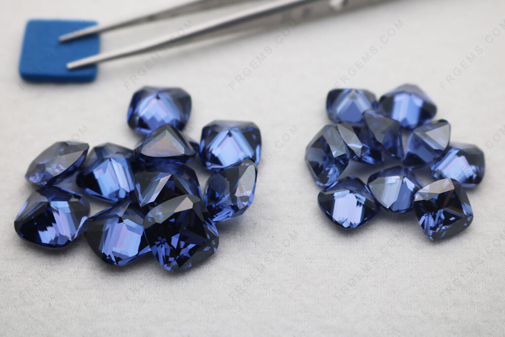 Buy-Loose-Cubic-Zirconia-Tanzanite-Color-Cushion-faceted-10x10mm-12x12mm-gemstones-bulk-wholesale-IMG_7134