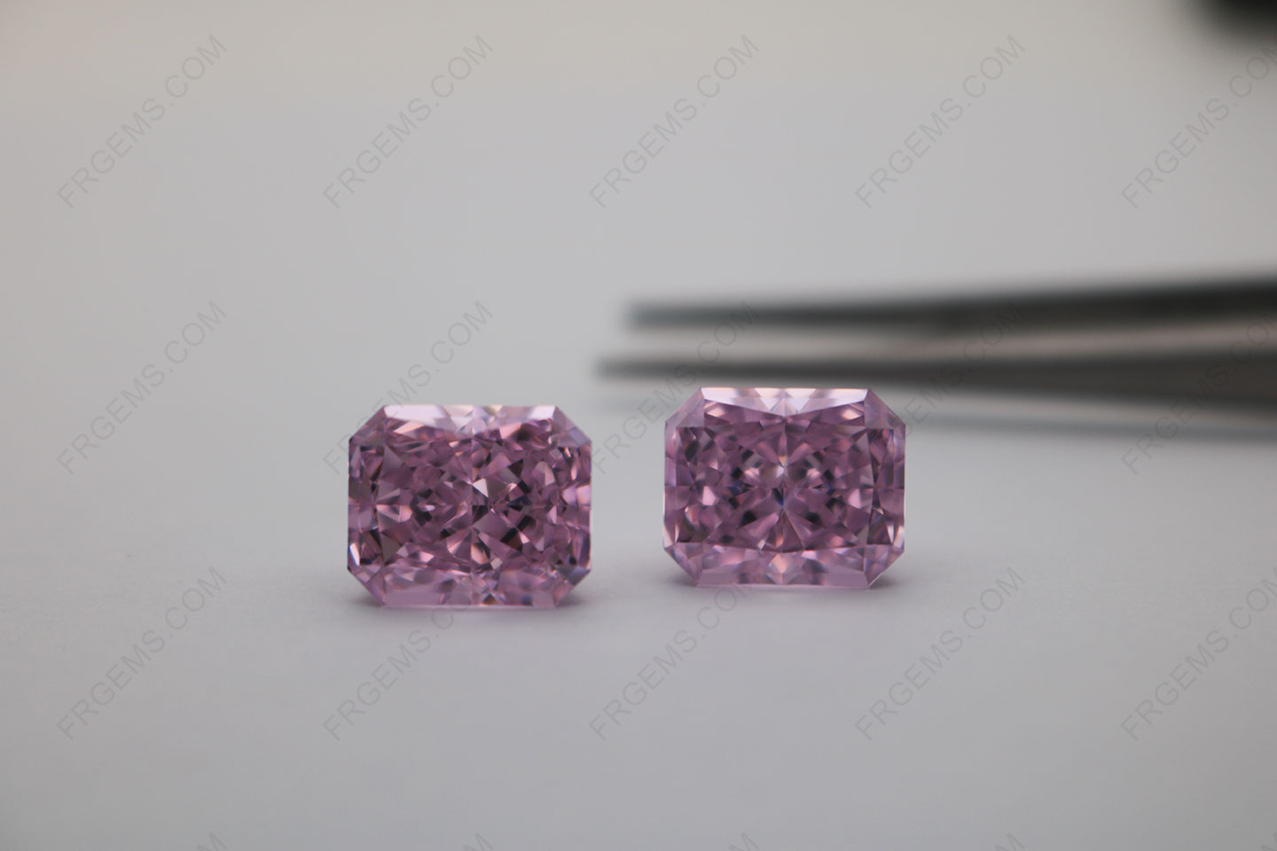Octagon Shape Crushed Ice Cut Light Pink Color Cubic Zirconia 5A Best Quality 11x9mm Loose gemstones Bulk Wholesale