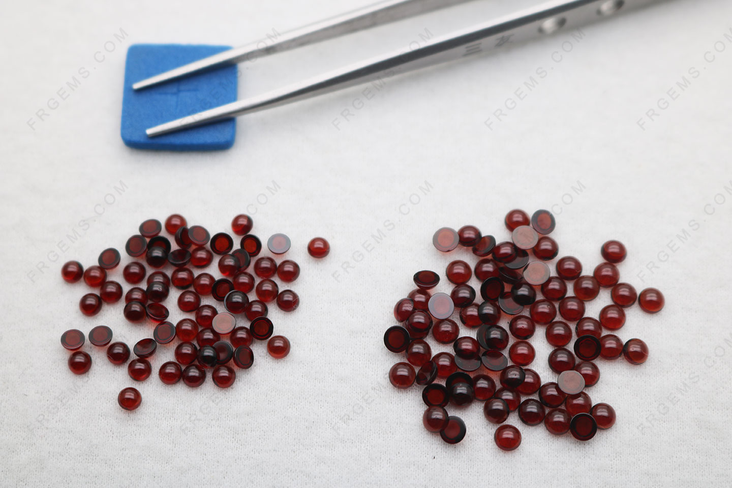 Natural Genuine Garnet Red Round Cabochon 3mm and 3.5mm loose gemstones bulk wholesale