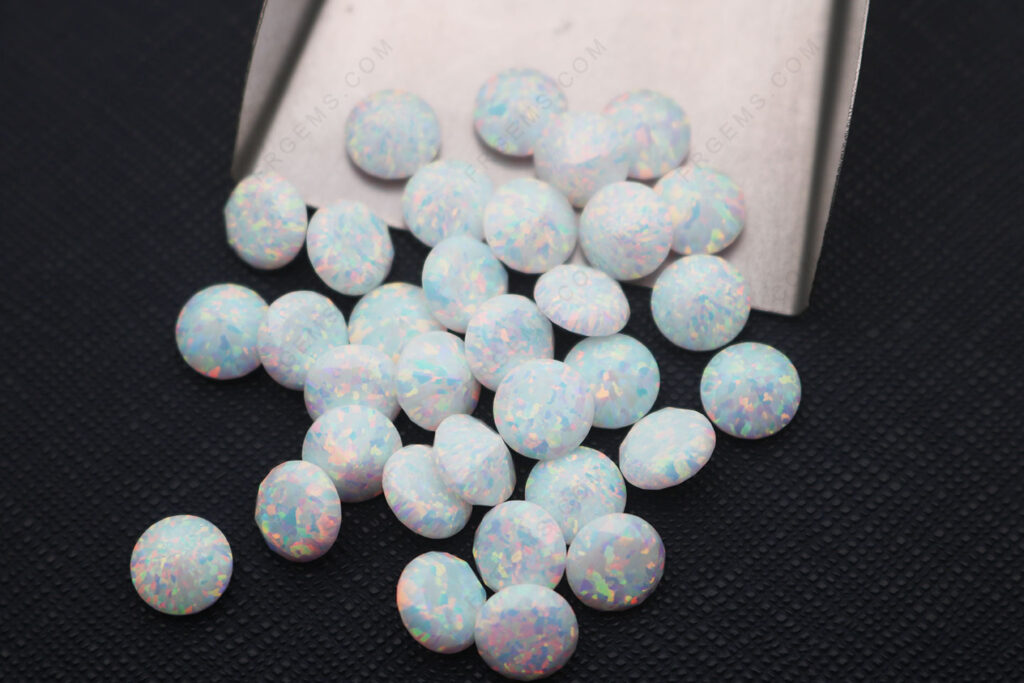 Synthetic-Opal-White-OP17-Color-Round-Shape-diamond-Faceted-cut-8mm-loose-gemstones-bulk-wholesale-IMG_7192