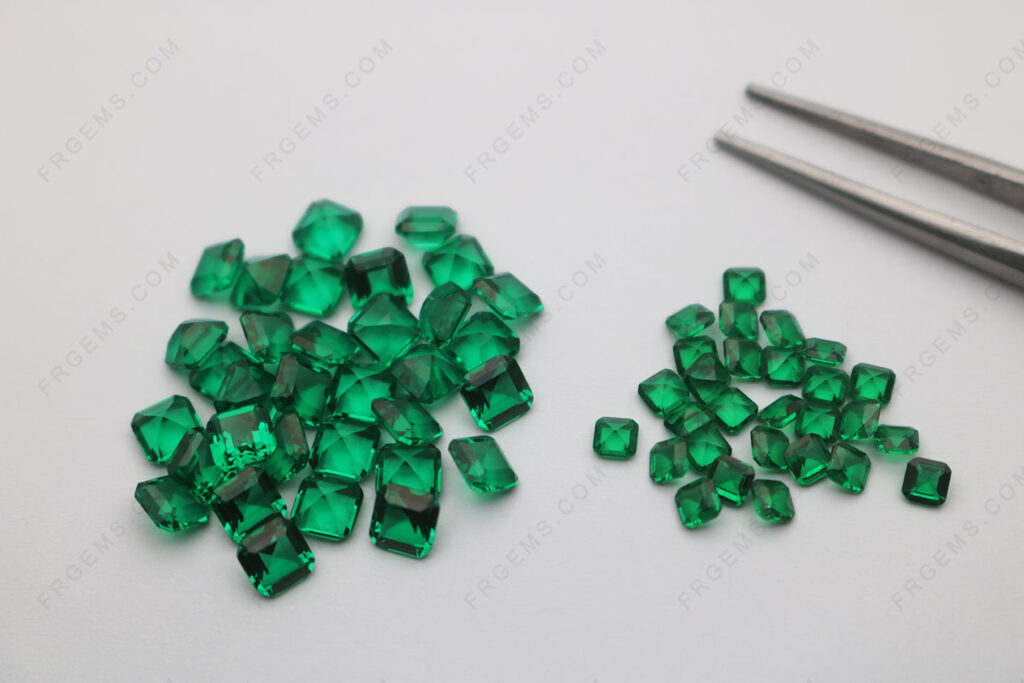 Emerald-Green-dark-Color-Nano-Crystal-111#-Octagon-Step-cut-4.5x4.5mm-3x3mm-Faceted-Loose-Gemstones-Wholesale-IMG_7564