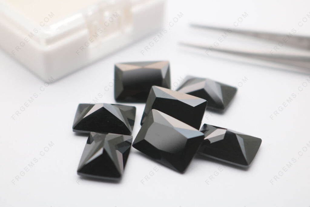 Loose-CZ-AAA-Quality-Black-Color-Rectangle-Princess-cut-14x10mm-faceted-Zirconia-Gemstones-China-Manufacturers-IMG_7492