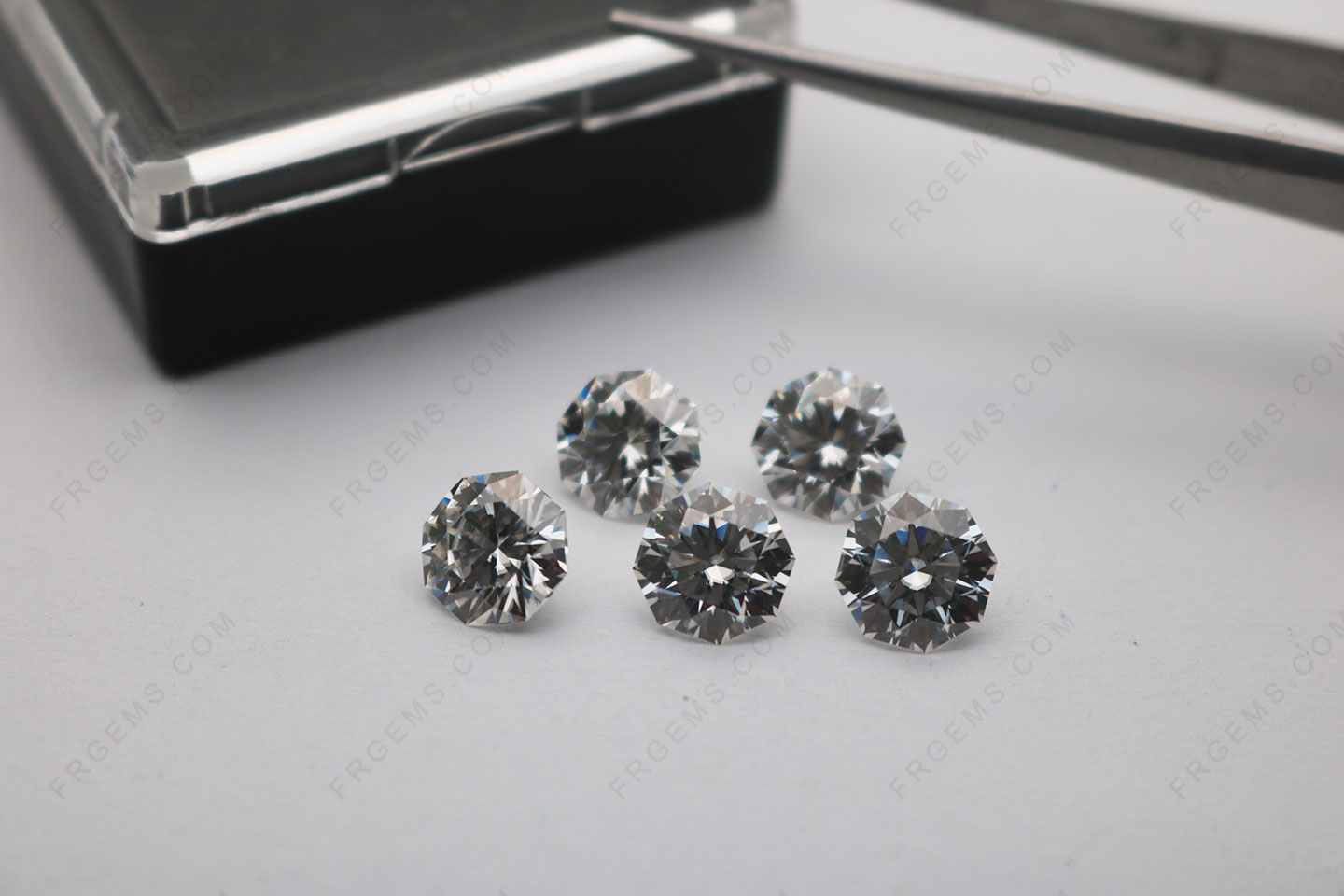 Best quality Moissanite D White Color VVS Octagon Brilliant 8x8mm Loose gemstones