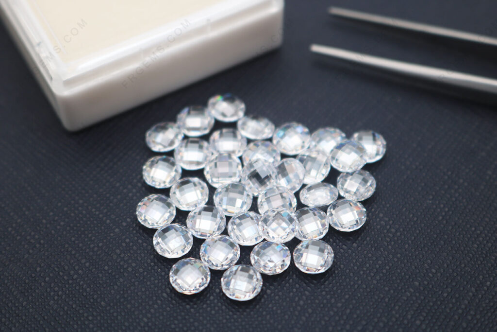 Cubic-Zirconia-White-Colorless-Color-Round-Shape-Double-checkerboard-6mm-Loose-gemstones-wholesale-China-IMG_7784