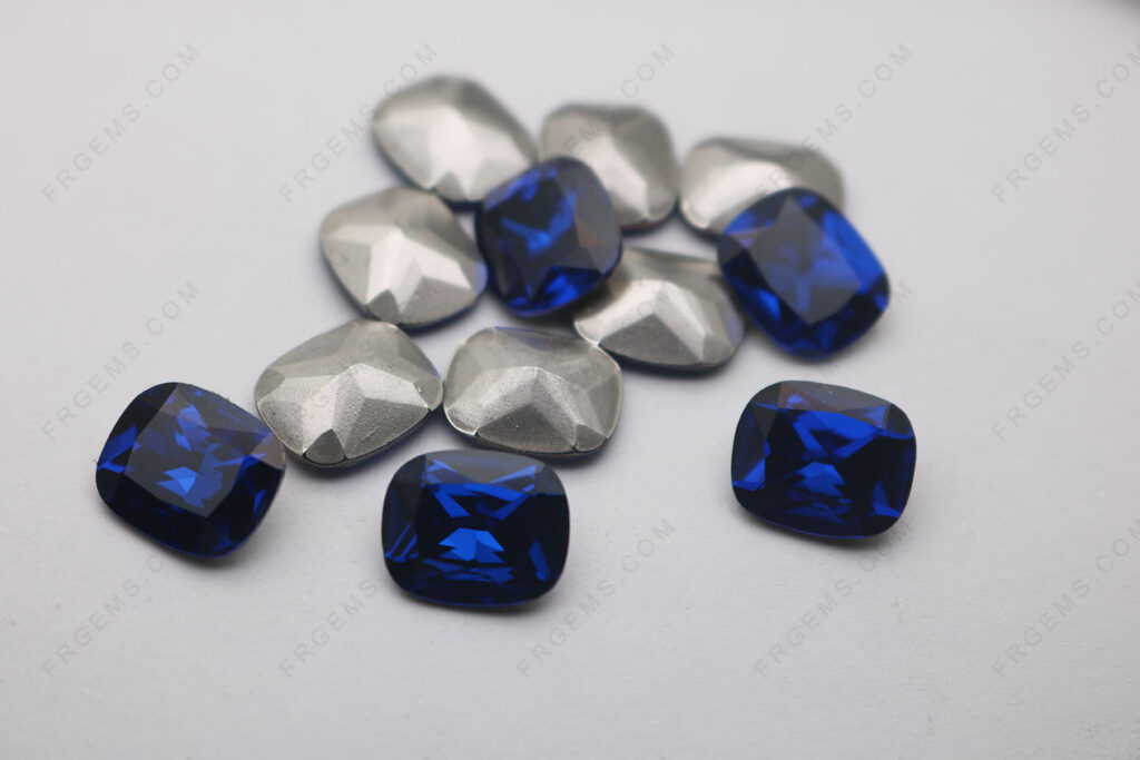 Loose-Nanosital-Synthetic-Sapphire-Blue-121/2#-Color-Elongated-Cushion-faceted-silver-foiled-back-12x10mm-gemstones-Suppliers-in-China-IMG_7878