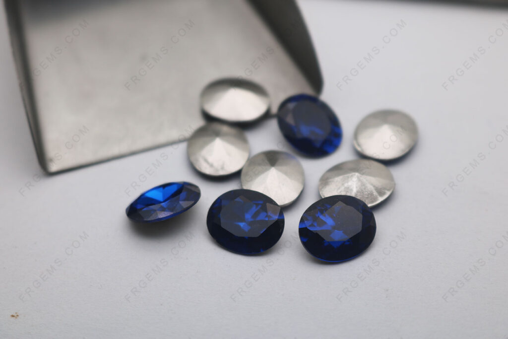 Loose-Nanosital-Synthetic-Sapphire-Blue-2:2#-Color-Oval-Shape-faceted-silver-foiled-back-12x10mm-gemstones-Suppliers-in-China-IMG_7880