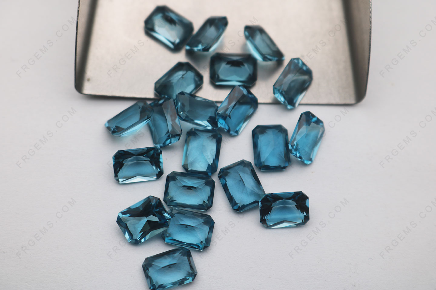 Natural Genuine Topaz London Blue Octagon Radiant cut 8x6mm loose Stones for sell