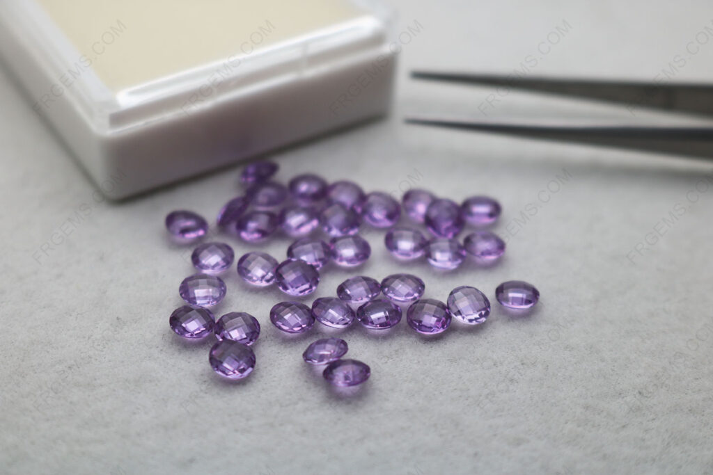 Bulk-wholesale-Alexandrite-Corundum-46#-Color-Round-Coin-Shape-Double-checkerboard-5.00mm-Loose-gemstones-IMG_7929