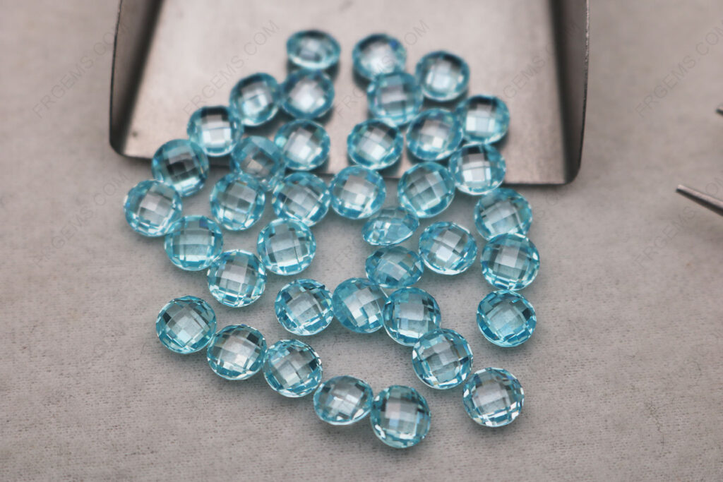 Cubic-Zirconia-Aquamarine-Color-Round-Shape-Double-Side-checkerboard-faceted-6mm-Loose-gemstones-wholesale-China-IMG_7904