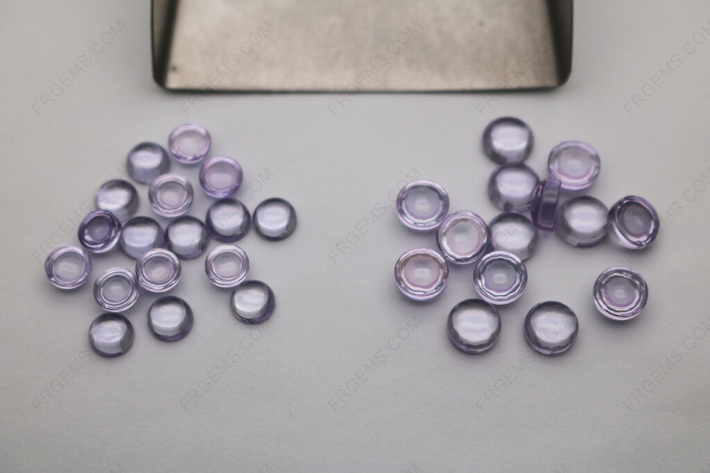 Cubic-Zirconia-Lavender-Color-Medium-shade-Round-Cabochon-5mm-6mm-loose-Gemstones-Wholesale-China-IMG_7976