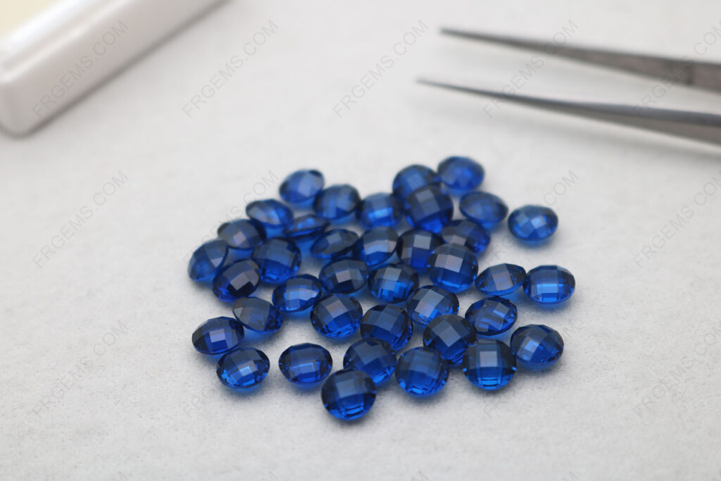 Loose-Spinel-Sapphire-Blue-#113-Round-Double-Checkerboard-Side-Checkerboard-faceted-6mm-gemstones-IMG_7911
