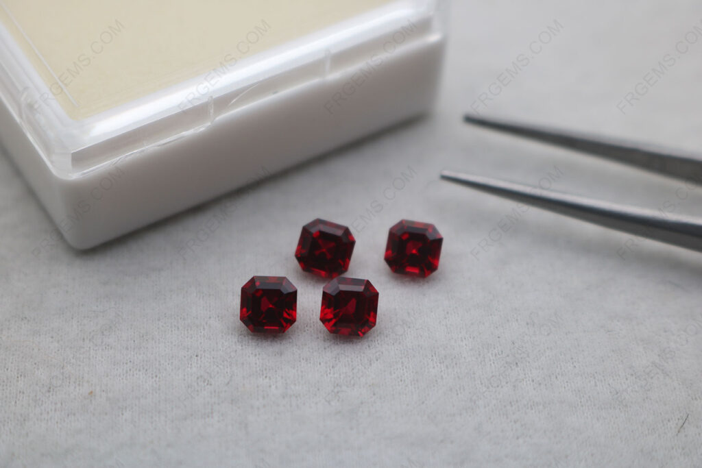 Pigeon-Blood-Red-Color-Lab-grown-Ruby-Asscher-cut-5x5mm-loose-Gemstone-Suppliers-in-China-IMG_8023