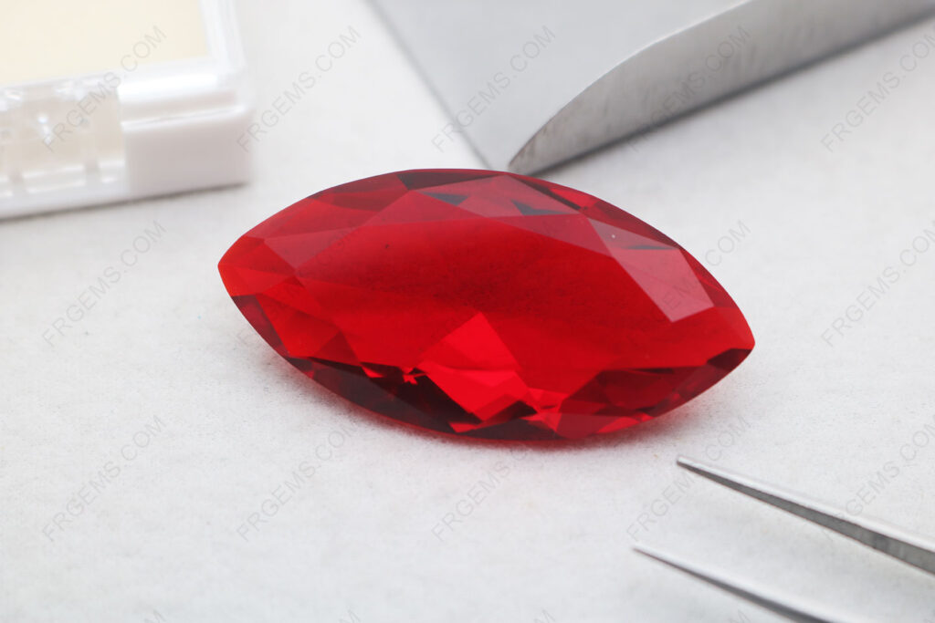 Glass-Red-Color-BR105#-Large-size-Marquise-shape-faceted-cut-50x25mm-Loose-gemstones-Suppliers-IMG_8246