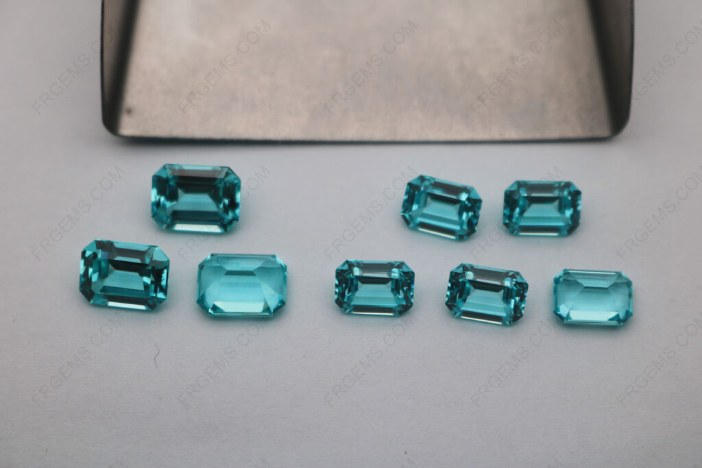 Lab-Grown-Paraiba-Sapphire-Color-Octagon-Emerald-8x6mm-7x5mm-Loose-Gemstones-Manufactuers-in-China-IMG_8120
