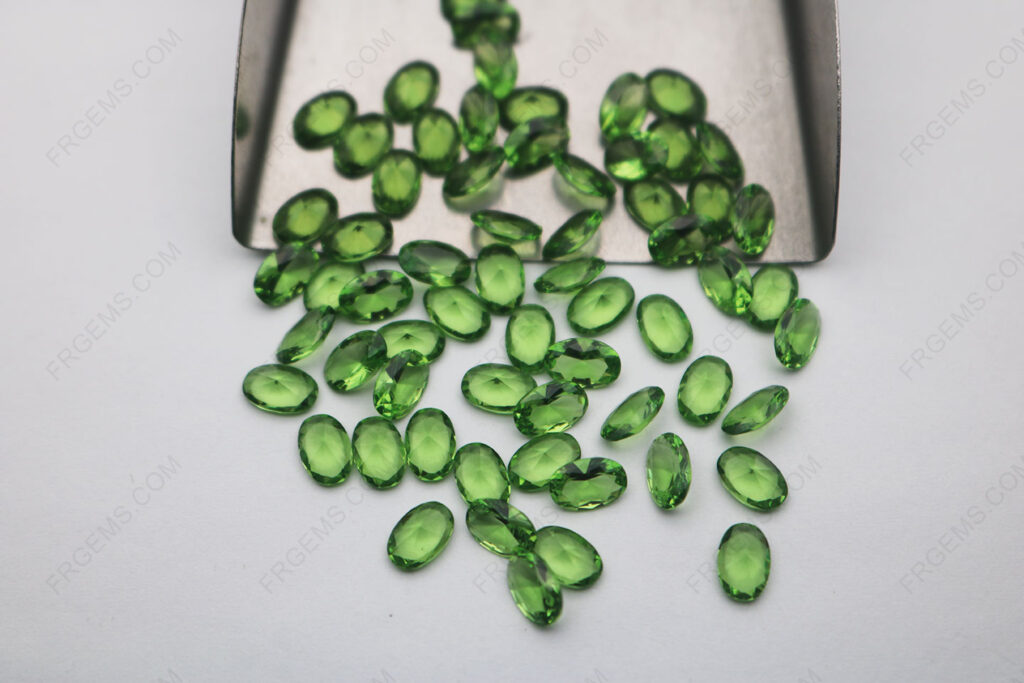 Loose-Nano-Crystal-Peridot-Dark-color-#151-Oval-faceted-6x8mm-Gemstones-Suppliers-IMG_8153